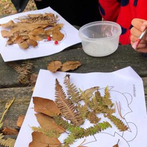 UHP Leaf Drawings with Nature Tots