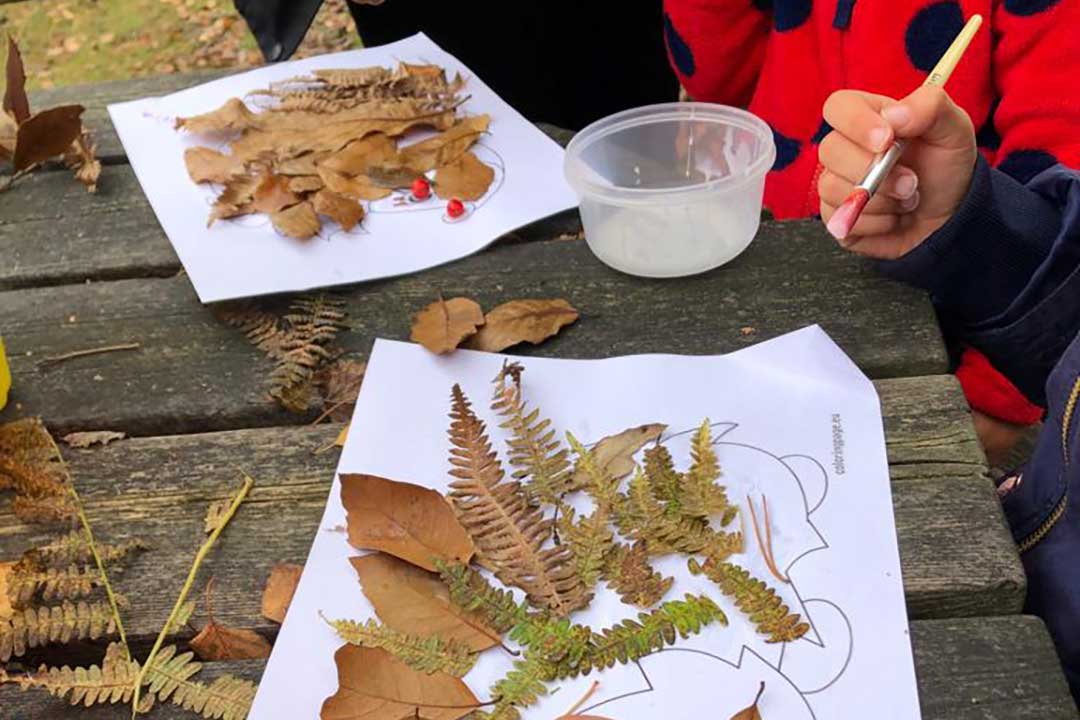 UHP Leaf Drawings with Nature Tots