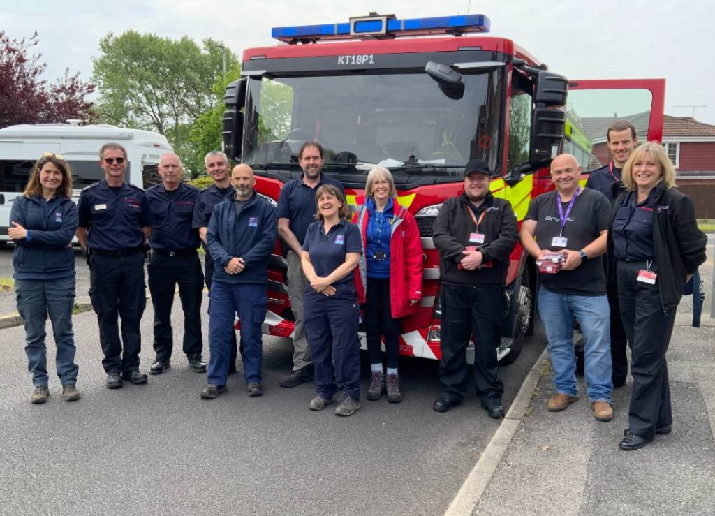 Firewise-leaflet-drop-Canford-Heath