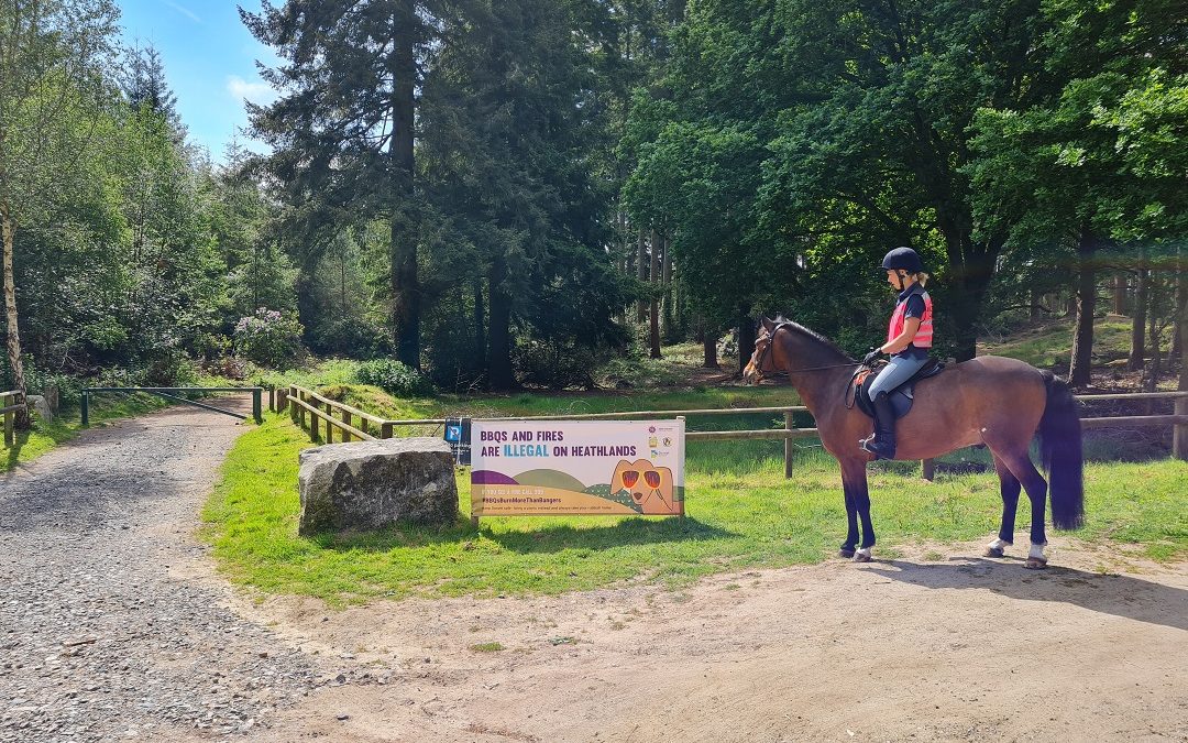 Don’t scorch our heathlands in these scorching temperatures!
