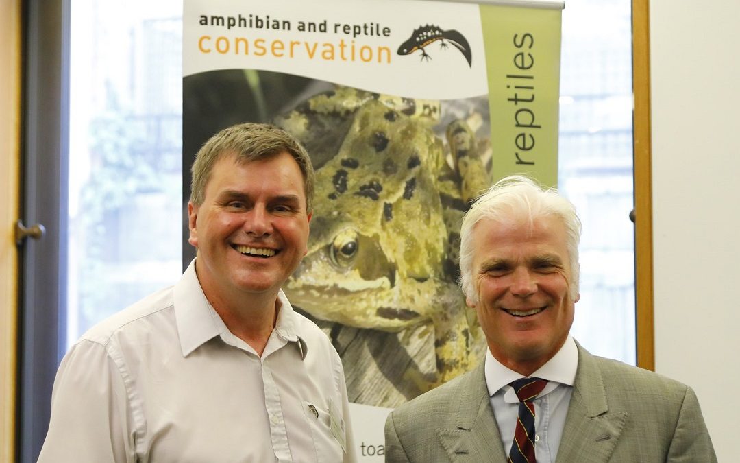 Sir Desmond Swayne visits during Heath Week