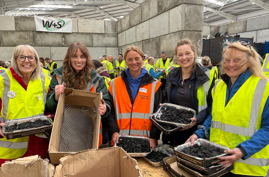 UHP lend a hand at BBQ dismantle day